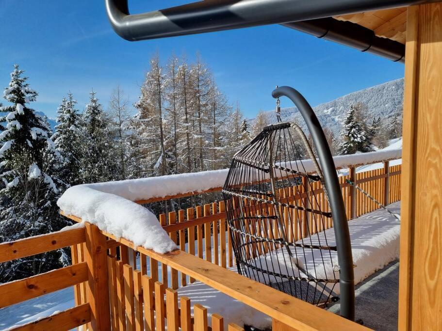 Alone In Chalet With View On Dolomites Villandro Buitenkant foto