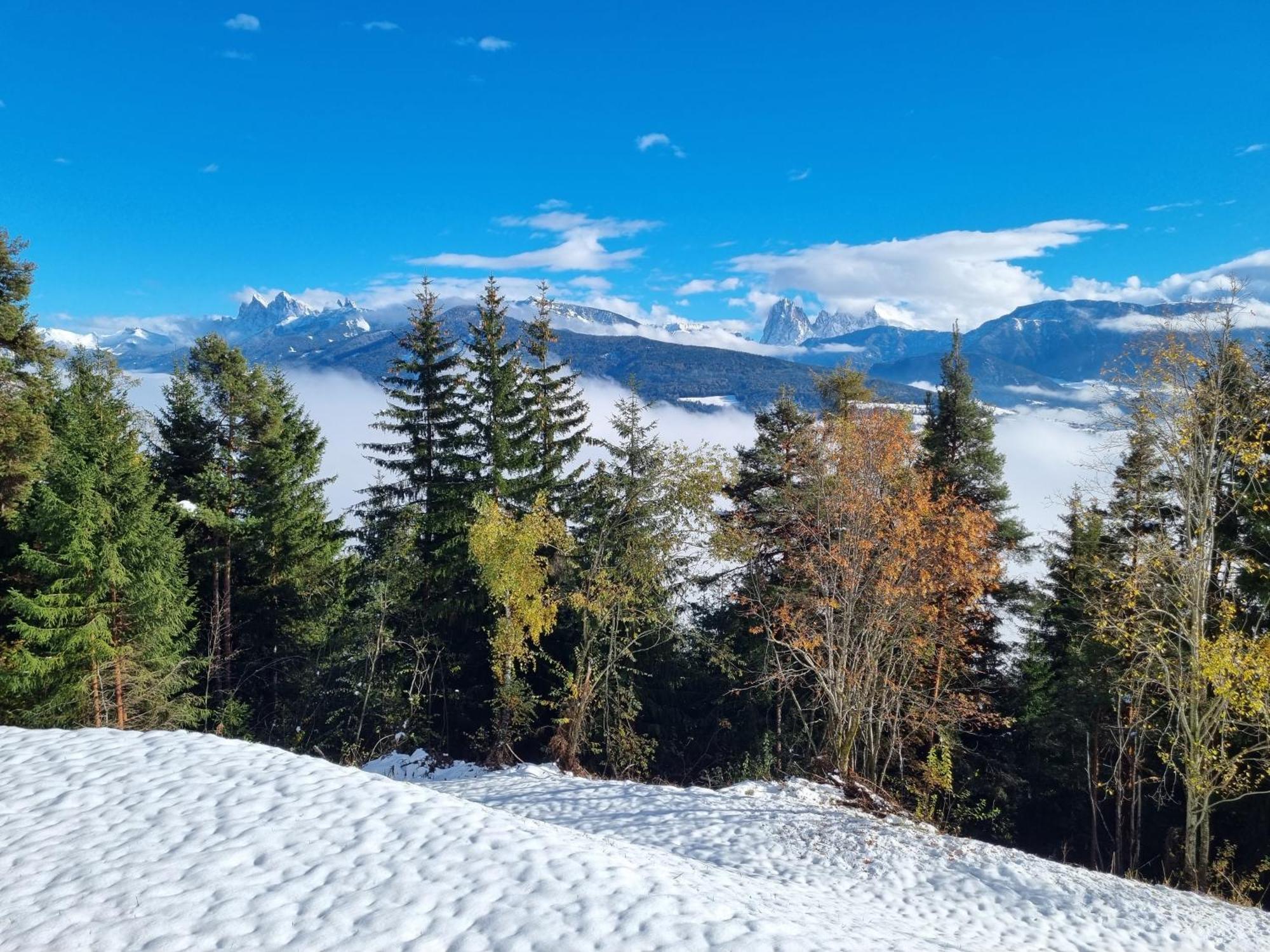 Alone In Chalet With View On Dolomites Villandro Buitenkant foto
